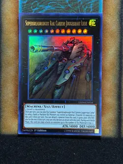 Yugioh Superdreadnought Rail Cannon Juggernaut Liebe LED4-EN034 Ultra 1st Ed NM - Image 1