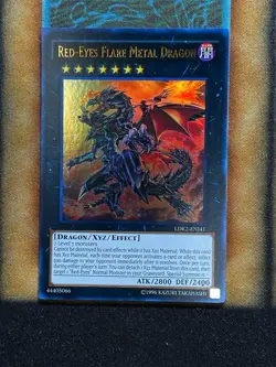 Yugioh Red-Eyes Flare Metal Dragon LDK2-ENJ41 Ultra Rare NM - Image 1