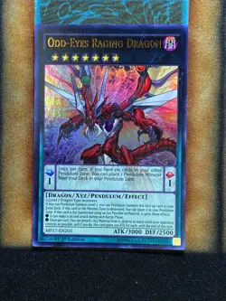 Yugioh Odd-Eyes Raging Dragon MP17-EN205 Ultra Rare 1st Ed LP - Image 1