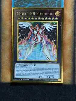 Yugioh Number C1000: Numeronius MGED-EN031 Gold Rare 1st Ed NM - Image 1