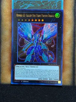 Yugioh Number 62: Galaxy-Eyes Prime Photon Dragon BLLR-EN070 Ultra 1st Ed NM - Image 1