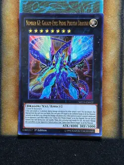 Yugioh Number 62: Galaxy-Eyes Prime Photon Dragon MP15-EN022 Ultra 1st Ed LP - Image 1