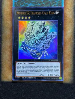 Yugioh Number 52: Diamond Crab King YZ06-EN001 Ultra Rare Limited Edition NM - Image 1