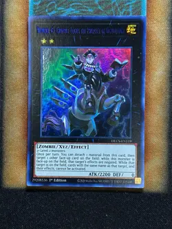 Yugioh Number 45: Crumble Logos The Prophet Of Demolition DLCS-EN119 Ultra BLUE - Image 1