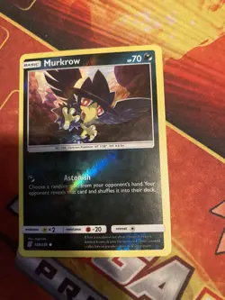 Murkrow 128/236- SM Unified Minds- Reverse Holo Card- Pokemon-NM - Image 1