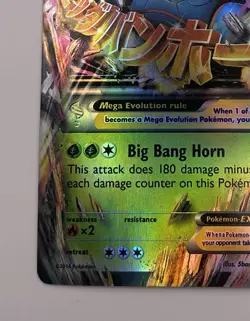 M Heracross EX 5/111 - XY Furious Fists Holo Rare Pokemon Card MP - Image 4