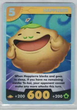 2015 Yo-Kai Watch Trading Card Game Holo Happierre #85 - Image 1
