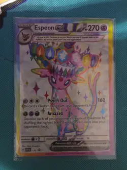 Espeon ex SVP175 Sv: Scarlet & Violet Promo Cards Holo MiNT - Image 1