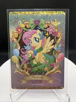 Fluttershy My Little Pony MLP Kayou English Card Moon 2 SGR MLPME02-SGR-005L5 - Image 1