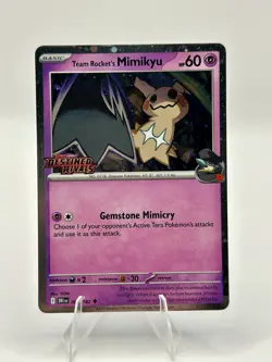 Team Rocket's Mimikyu (Prerelease) 087/182 Miscellaneous Cards & Products Holo - Image 1