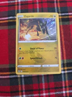 POKEMON Card - Zygarde 134/195 - Rare - Silver Tempest - NM - Image 1