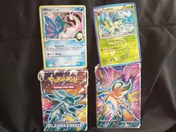 Pokemon Black & White Plasma Freeze Card Lot Tin Leafeon Glaceon Milotic Kyurem - Image 4