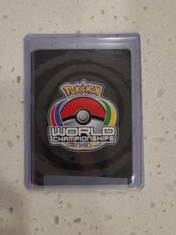 Pokemon 2012 World Championship Date Location ad Insert Card NM/M - Image 2