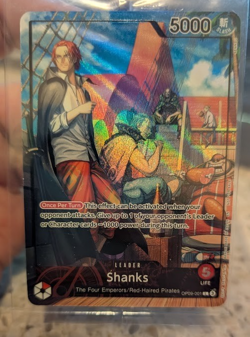 One Piece Shanks PSA Promo Card Exclusive OP09-001 Sealed - Image 1