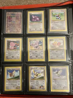 Pokemon Card Collection SOLD TOGETHER W. Binder - Image 1