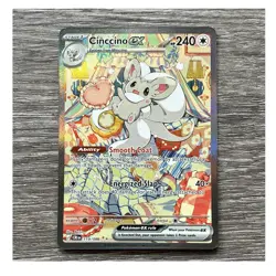 Pokemon Company Cinccino ex Card 119/086 240 HP Holo Full Art Illus Rare - Image 1