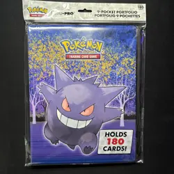 Ultra Pro Binder Pokemon TCG Gengar Haunted Hollows 9 Pocket 180 Cards - Image 1