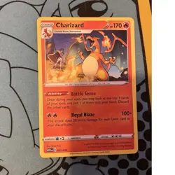 Pokemon Charizard 4/102 Base Set Holo Rare English TCG Card 120 HP - Image 1