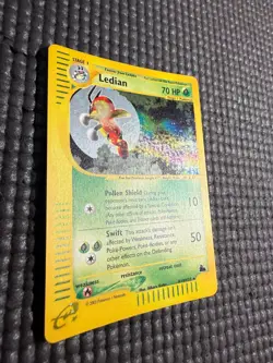 Pokemon Card Ledian Aquapolis eReader H14/H32 Holo MP - Image 2
