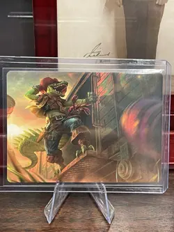 Leatherhead, Iron Gator Art Series Card TMNT MTG Teenage Mutant Ninja Turtles NM - Image 1