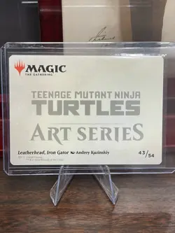 Leatherhead, Iron Gator Art Series Card TMNT MTG Teenage Mutant Ninja Turtles NM - Image 2