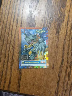 Digimon Pokemon Card Gold Holo MetalGreymon #54 U6/8 Chase Series Preview - Image 1