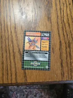 Digimon Pokemon Card Gold Holo MetalGreymon #54 U6/8 Chase Series Preview - Image 2