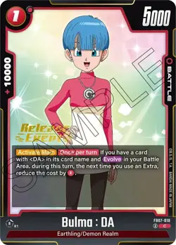 Wish For Shenron Release Event Cards Bulma: DA FB07-018 Common - Image 1