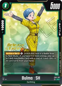 Wish For Shenron Release Event Cards Bulma: SH FB07-067 Common - Image 1