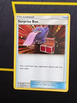 Surprise Box 187/214 Uncommon SM Unbroken Bonds Trainer Card Near Mint/Mint - Image 1