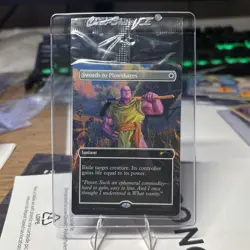 Magic the Gathering Thanos Swords to Plowshares P 0001 PSA Magazine Sealed Promo - Image 1