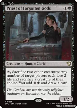 Priest of Forgotten Gods [SOC - 225] Commander: Secrets of Strixhaven - Image 1
