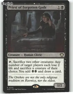 Priest of Forgotten Gods [SOC - 225] Commander: Secrets of Strixhaven - Image 2