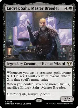 Endrek Sahr, Master Breeder NonFoil Commander Masters 155 NM MTG - Image 1