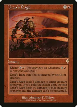 3XUrza's Rage Invasion MAGIC THE GATHERING MTG MP - Image 1