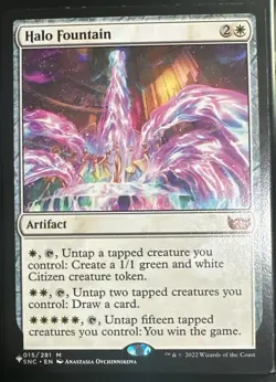 MTG: Halo Fountain - Streets of New Capenna - SNC 015 / 281 Mythic / PACK FRESH - Image 1