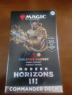 Magic the Gathering Modern Horizons 3 Creative Energy Commander Deck New Sealed - Image 1