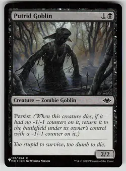 Putrid Goblin Common The List Reprints 101/254 MTG Near Mint 2020 - Image 1