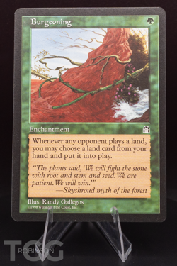 Burgeoning: 1998 Magic the Gathering - Stronghold Regular - Image 1