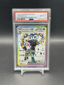 Umbreon ex 176 Prismatic Premium Figure Collection Promo PSA 10 Gem Mint Pokemon - Image 3