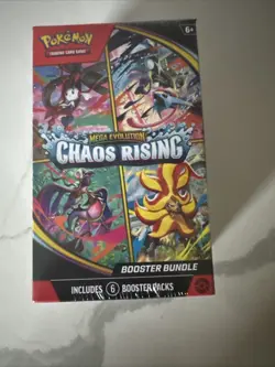 Pokemon TCG: Mega Evolution - Chaos Rising Booster Bundle - New & Sealed - Image 1