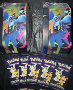 Pokemon TCG Charizard Ex Tin Set ( X & Y) 2 Ascended Heroes Booster Packs & More - Image 3
