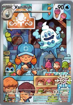 Vanillish 190/182 Illustration Rare Holiday Calendar Pokemon Near Mint - Image 1
