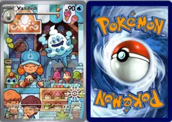Vanillish 190/182 Illustration Rare Holiday Calendar Pokemon Near Mint - Image 3