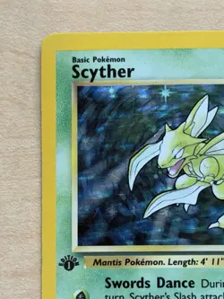 1999 Pokemon Jungle 1st Edition Scyther Holo 10/64 - Image 5