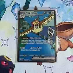 2023 Pokemon Obsidian Flames Pidgeot ex 225/197 Special Illustration Rare LP - Image 1