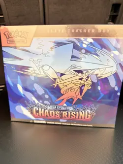 Pokemon Chaos Rising Elite Trainer Box ETB Sealed Mega Evolution Collection - Image 1