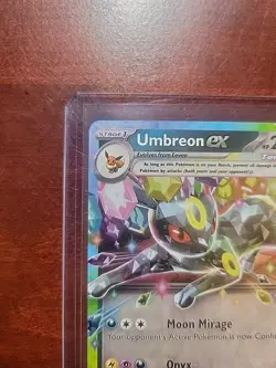 Pokemon TCG Umbreon EX 60/131 Double Rare Holo Prismatic Evolutions NM - Image 2