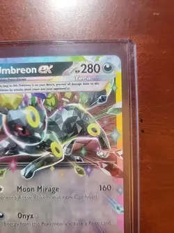 Pokemon TCG Umbreon EX 60/131 Double Rare Holo Prismatic Evolutions NM - Image 3