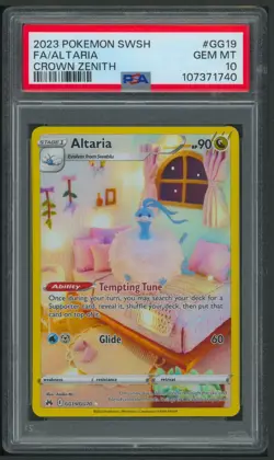 Pokemon SWSH Crown Zenith Altaria Full Art GG19/GG70 PSA 10 - Image 1